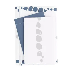 Navy Dots Reversible 2-pc. Twin Duvet Cover Set
