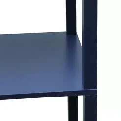 Navy Etagere Shelf Charging Floor Lamp