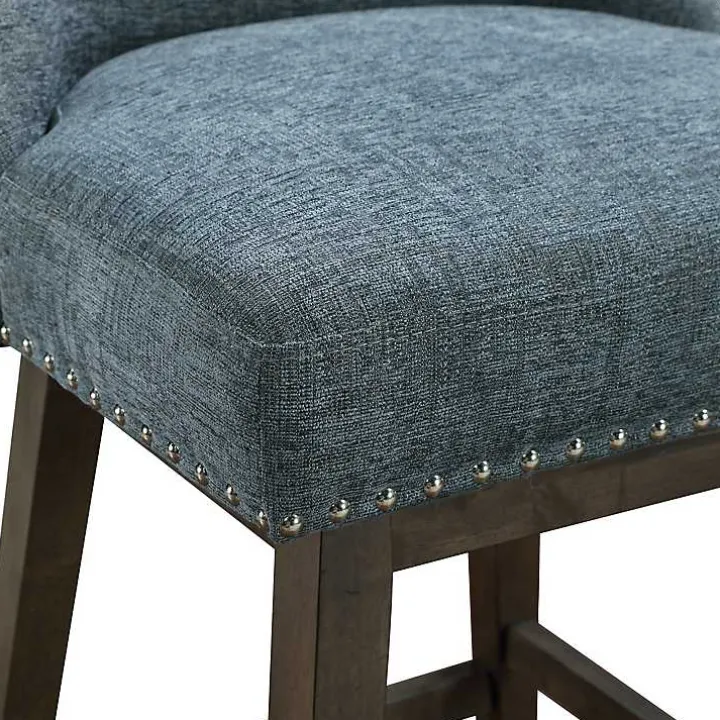 Navy Greenfield Counter Stool