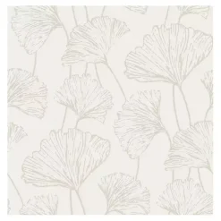 Neutral Botanical Peel and Stick Wallpaper