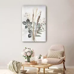 Neutral Bouquet Canvas Art Print