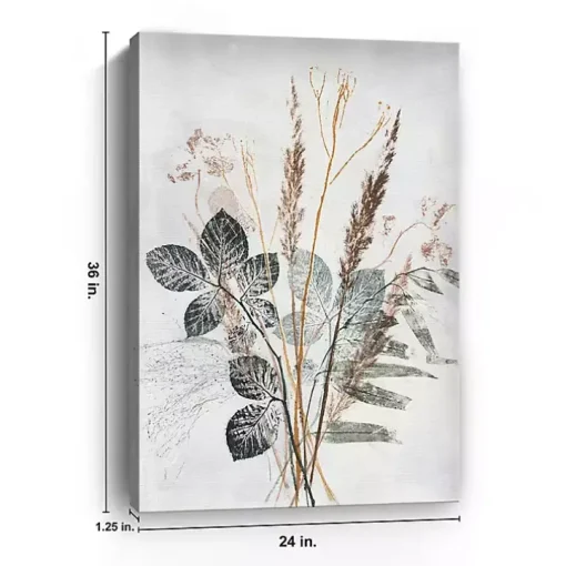 Neutral Bouquet Canvas Art Print
