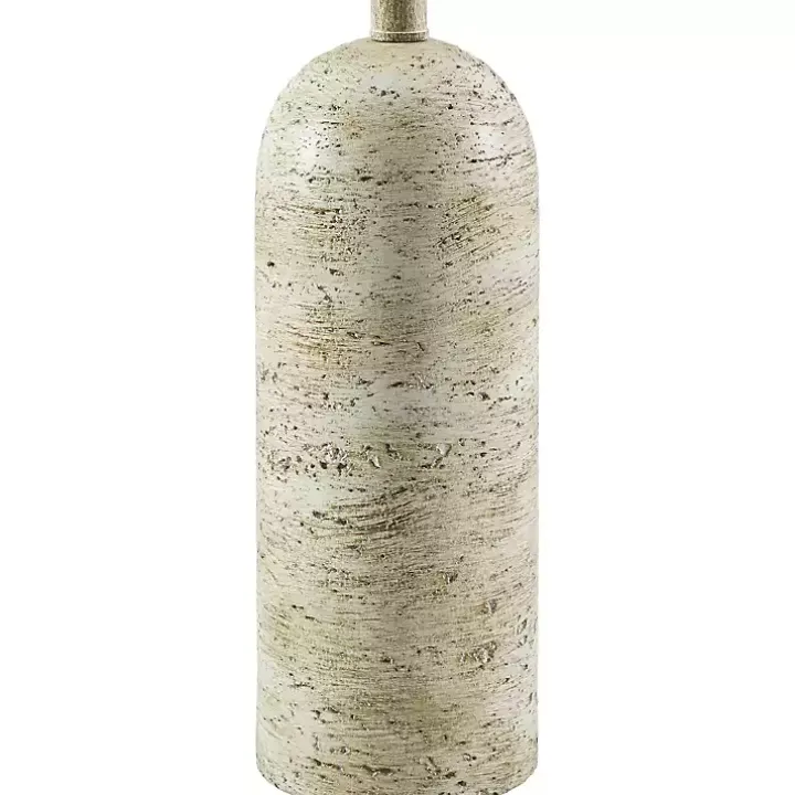 Neutral Faux Stone Vella Table Lamp