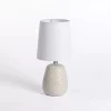 Neutral Giraffe Pattern Mini Table Lamp
