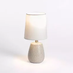Neutral Giraffe Pattern Mini Table Lamp