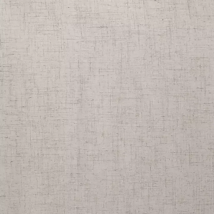 Neutral Linen Blend Curtain Panel Set, 84 in