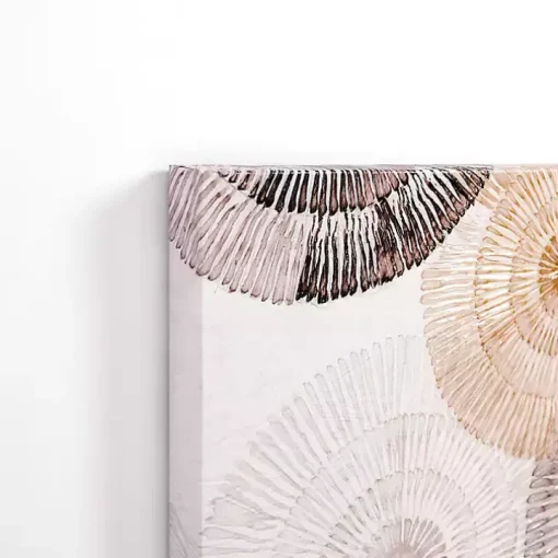 Neutral Orbit Abstract Canvas Art Print