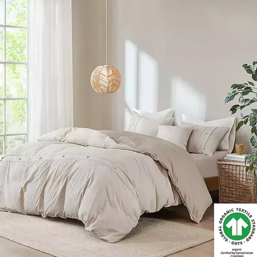 Neutral Oversized 3-pc. Queen Duvet Cover Set