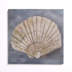 Neutral Seashell Canvas Art Print