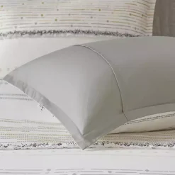 Neutral Stripe King 3-pc. Comforter Set