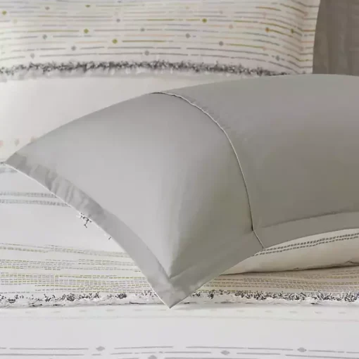 Neutral Stripe King 3-pc. Comforter Set