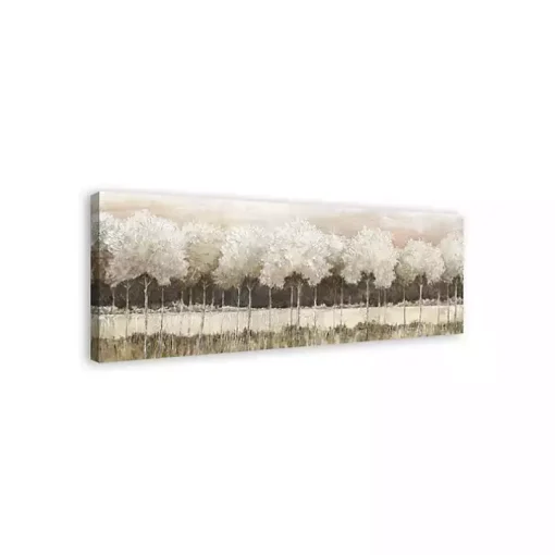 Neutral Treescape Canvas Art Print