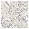 Neutral Tropic Floral Peel & Stick Wallpaper
