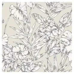 Neutral Tropic Floral Peel & Stick Wallpaper