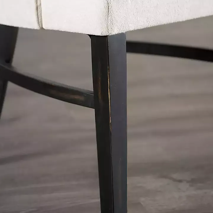 Neutral Wingback Dining Chairs, Set of 2