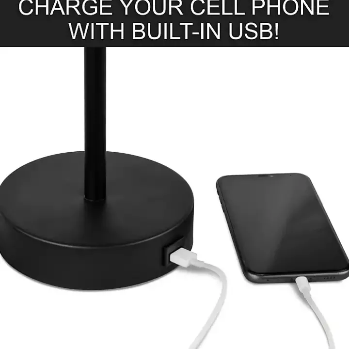 New Orleans Saints Charging Table Lamp