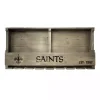 New Orleans Saints Reclaimed Wood Bar Shelf