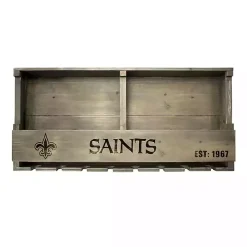 New Orleans Saints Reclaimed Wood Bar Shelf