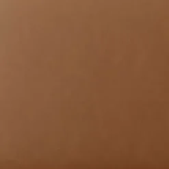 Newton Carmel Faux Leather Square Ottoman