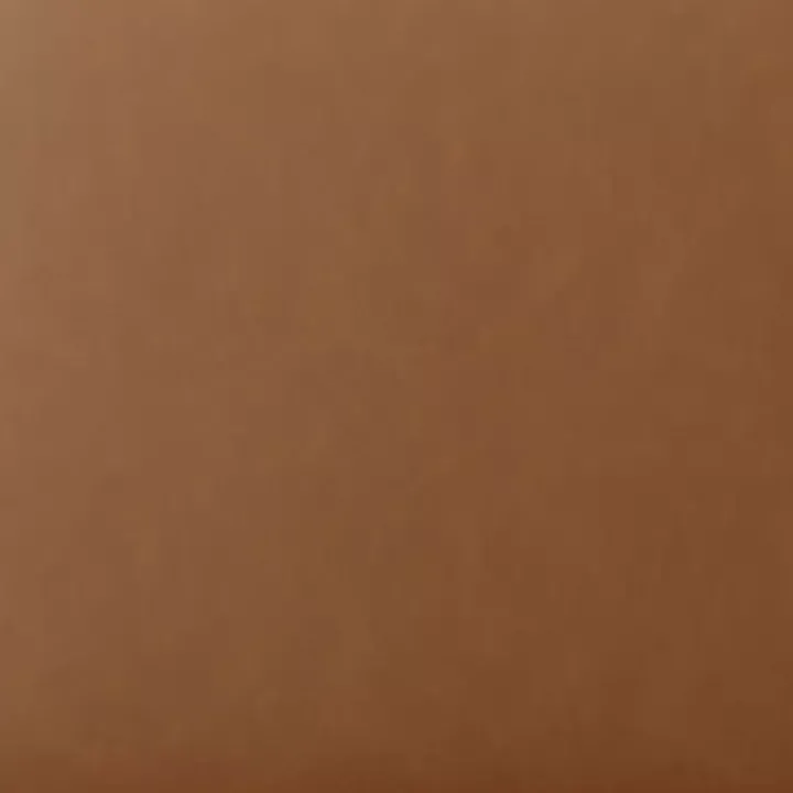 Newton Carmel Faux Leather Square Ottoman