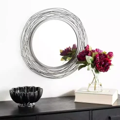 Nixie Black Wire Wall Mirror
