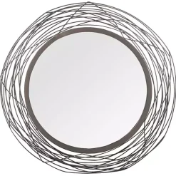 Nixie Black Wire Wall Mirror