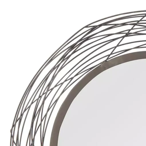 Nixie Black Wire Wall Mirror