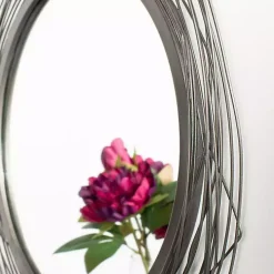 Nixie Black Wire Wall Mirror