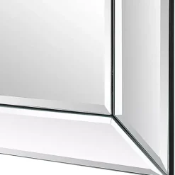 Notched Bevel Rectangle Wall Mirror