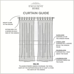 Oatmeal Braided 2-pc. Curtain Panel Set, 96 in.