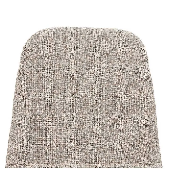 Oatmeal Linen Dining Chairs, Set of 2