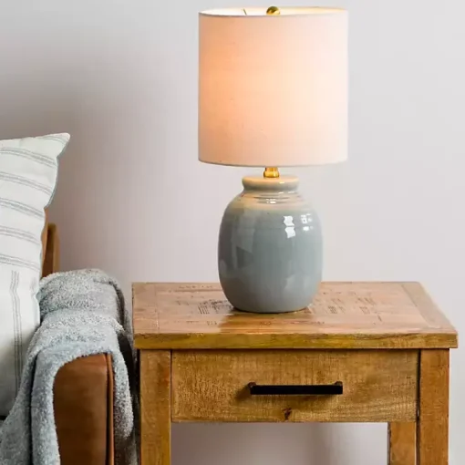 Ocean Blue Ceramic Table Lamp