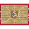 Ohio State Courtside Area Rug, 4x6
