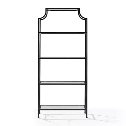 Oil-Rubbed Bronze 4-Tier Glass Ashlee Etagere