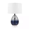Ombre Blue Glass Teardrop Table Lamp