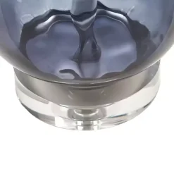 Ombre Blue Glass Teardrop Table Lamp