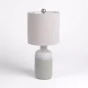 Ombre Gray Ceramic Table Lamp