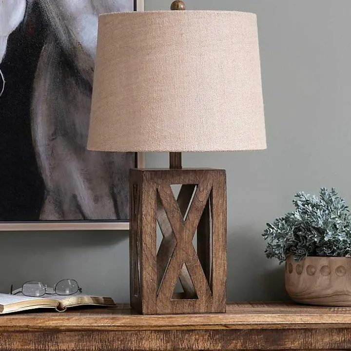 Open Block Table Lamp