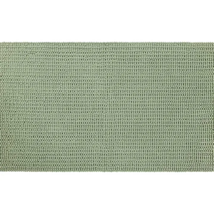 Oregano Memory Foam Chenille Bath Mat, 45 in.