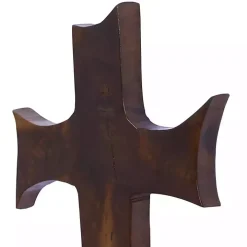 Organic Shape Cross Wall Plaque, 20 in.