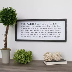 Our Father Framed Wall Plaque