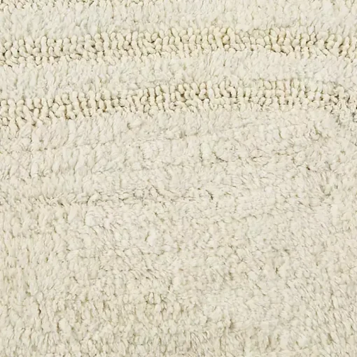 Oval Classic Ivory Crochet Bath Mat
