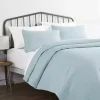 Pale Blue Herring 3-pc. King Quilted Coverlet Set