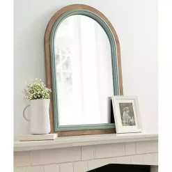 Palmer Arch Wood Wall Mirror