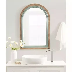 Palmer Arch Wood Wall Mirror