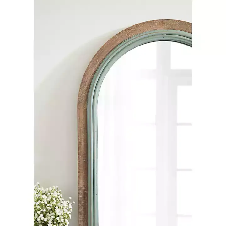Palmer Arch Wood Wall Mirror