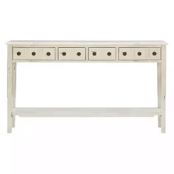 Paloma Cream 4-Drawer Console Table
