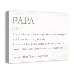 Papa Definition Wall Plaque