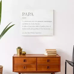 Papa Definition Wall Plaque