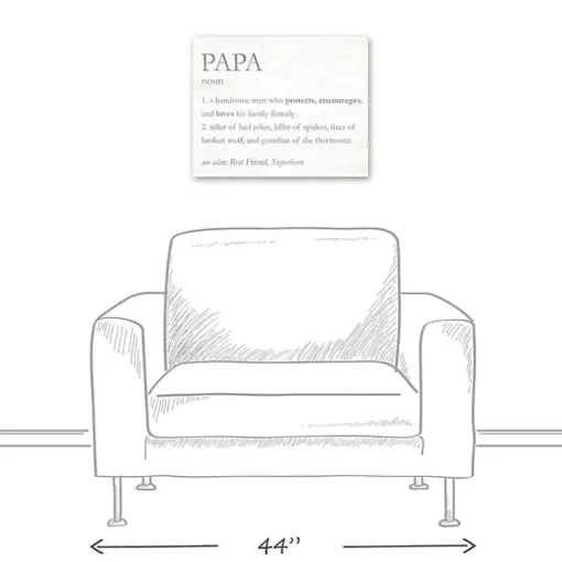 Papa Definition Wall Plaque